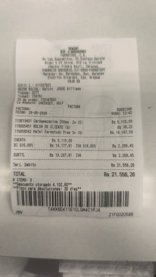 Registro de donación