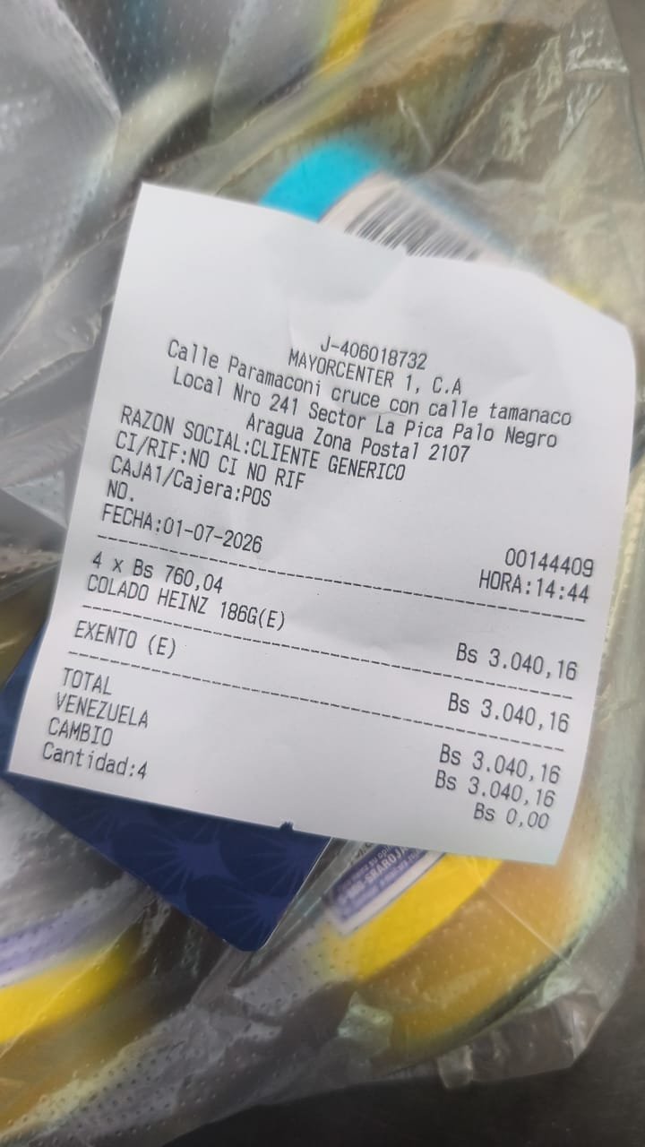 Registro de donación